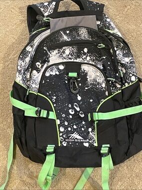High Sierra back pack.